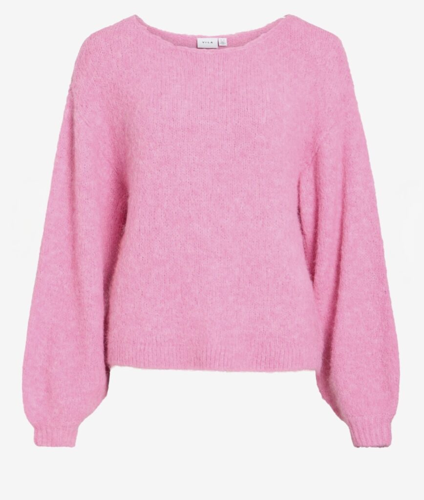 VIMARLEY L/S knit pullover noos fiji flower rosa