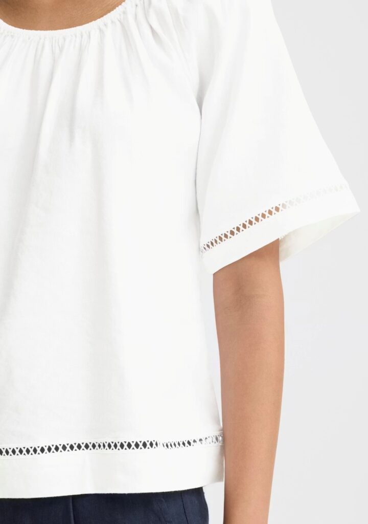 PZluca Lace Blouse Krem