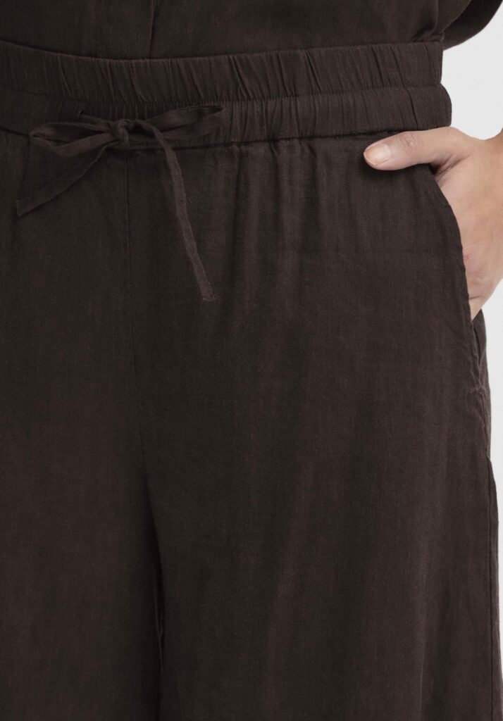 PZLuca wide leg shorts espresso
