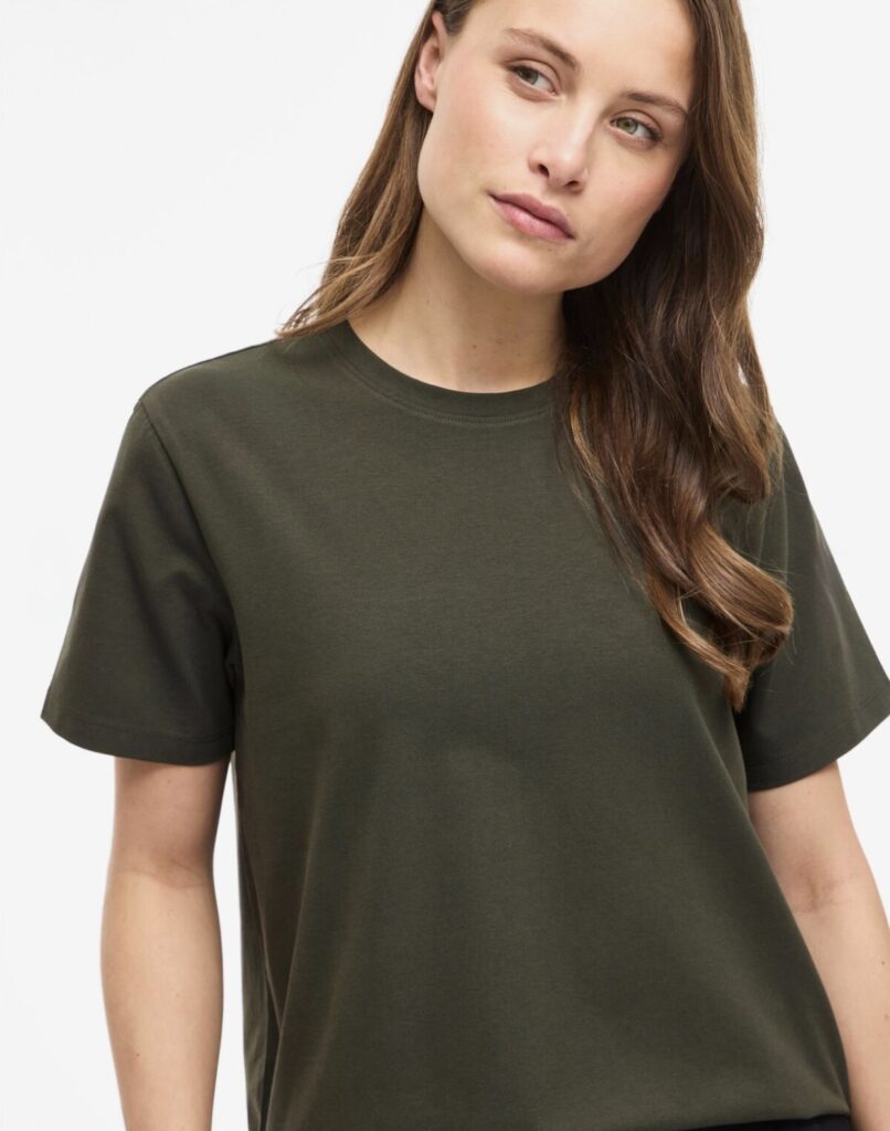 VINORA s/s t-shirt forest night grønn