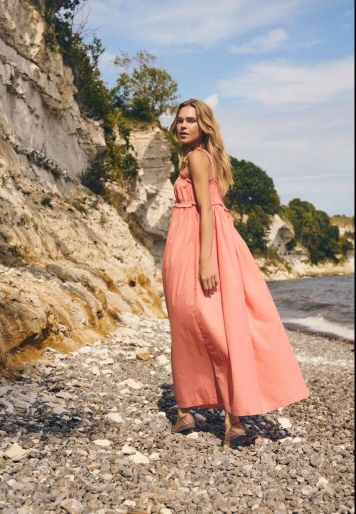 RosaellaSZ dress blooming dahlia fersken