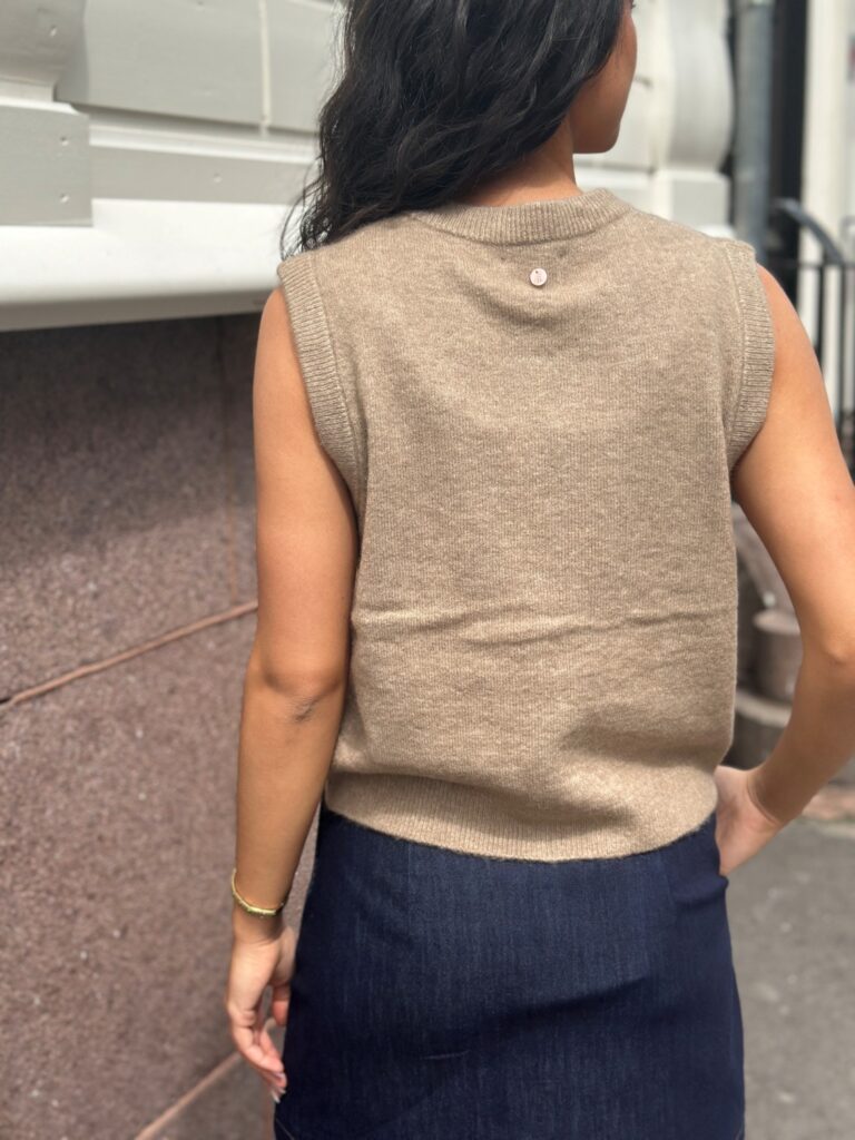 NUFUETTE ZIP vest 5720 silver mint brun