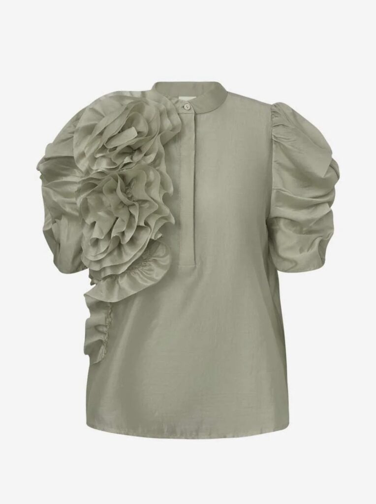 AnnsofiGO Blouse Grønn