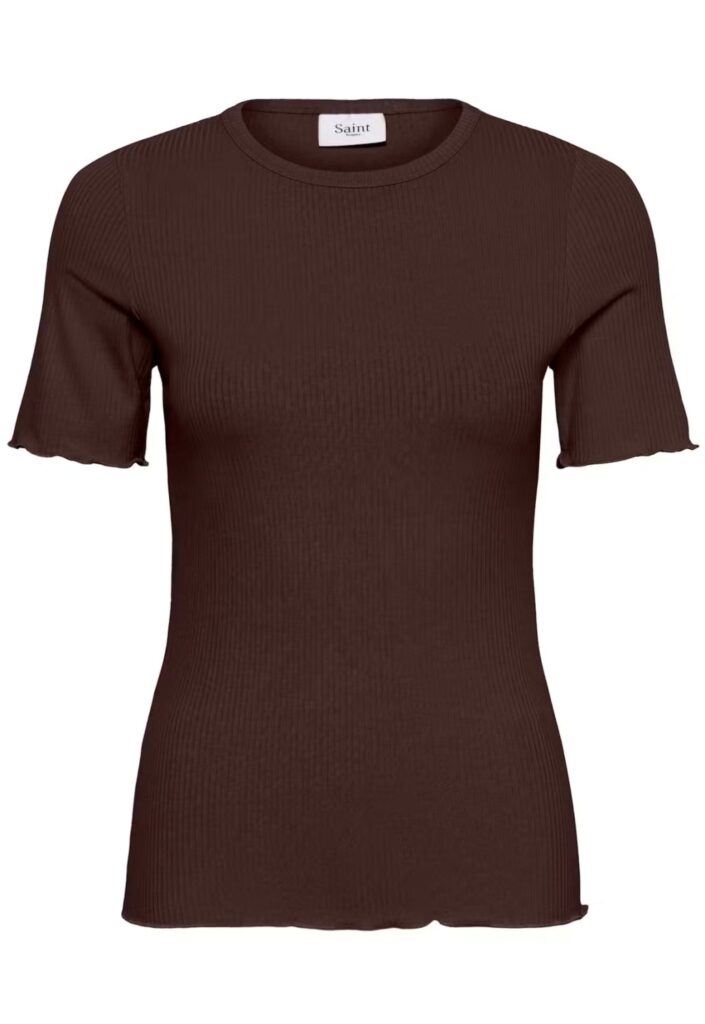 OlaliaSZ ss t-shirt chocolate brun