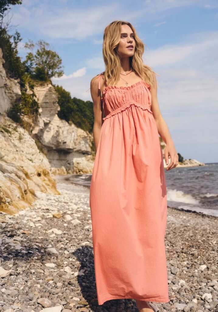 RosaellaSZ dress blooming dahlia fersken