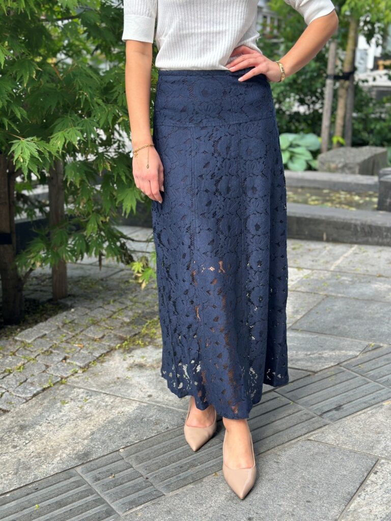 SLTaya skirt night sky blå