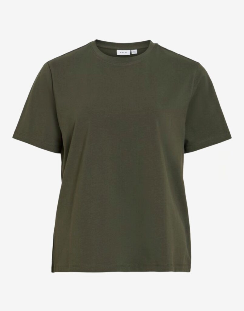 VINORA s/s t-shirt forest night grønn