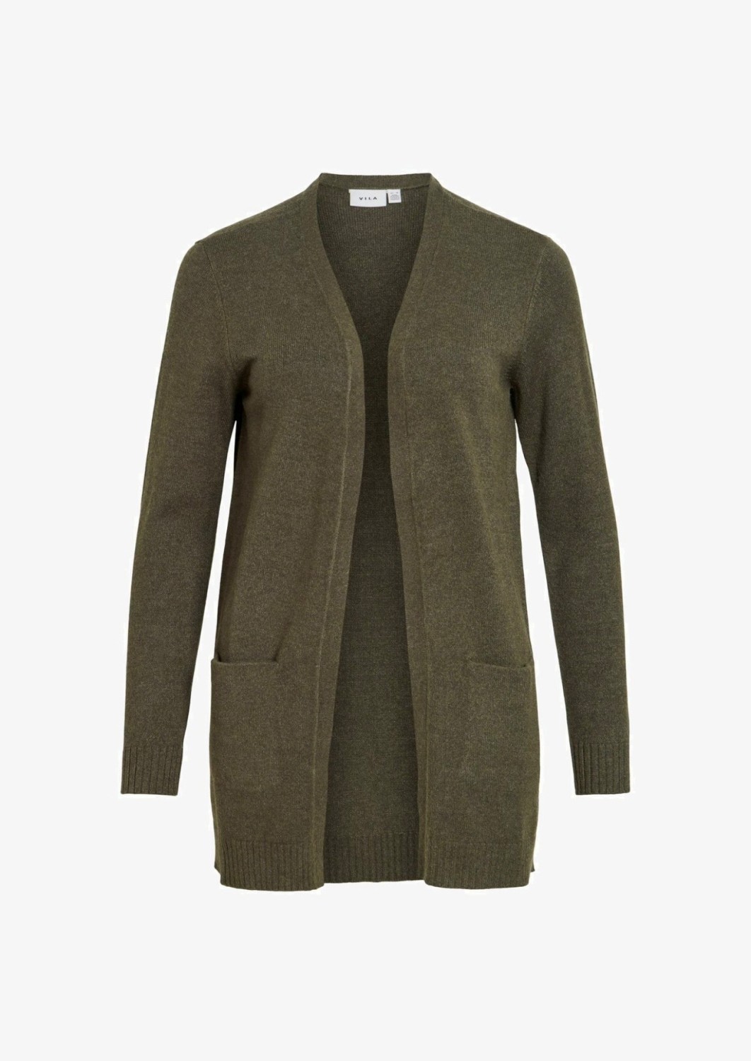 Viril open knit cardigan-noos forest night