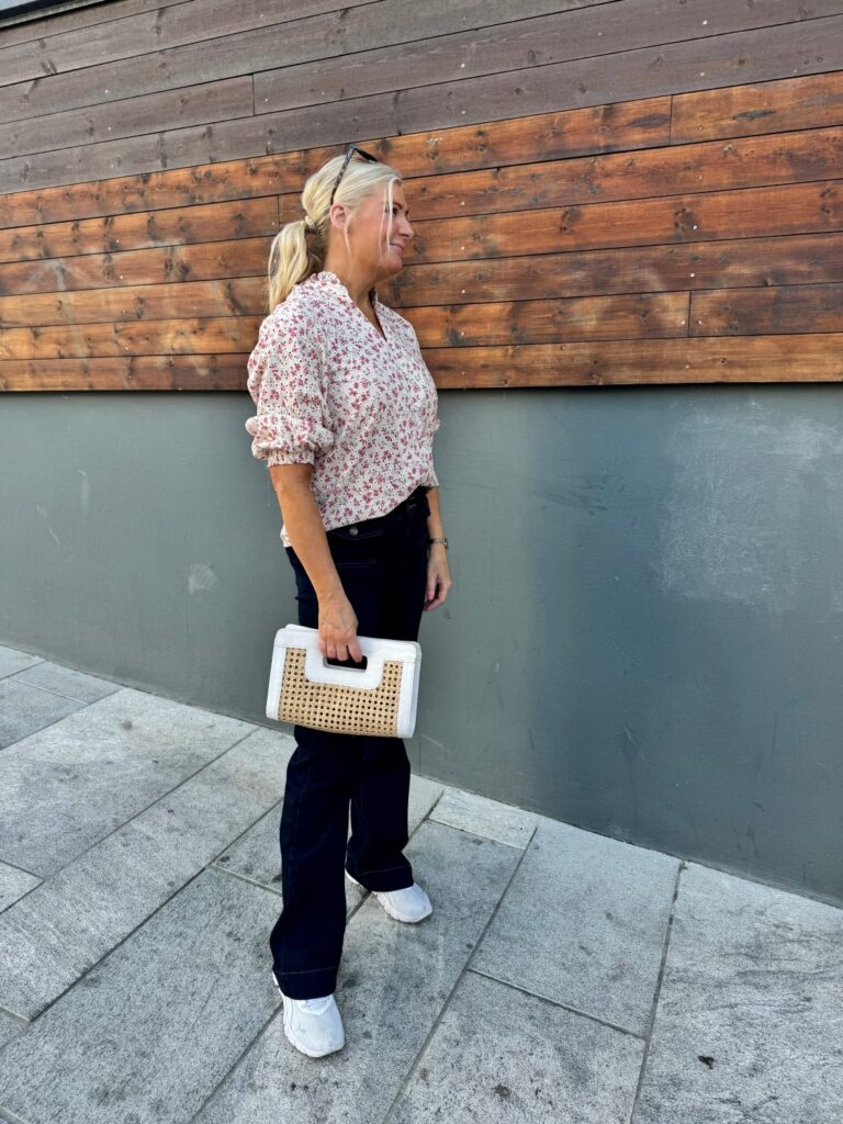 Pzdolores3/4sl blouse Birch