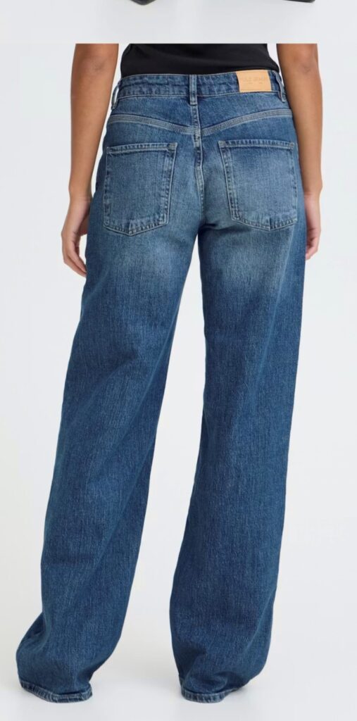 PZVega wide jeans Blå