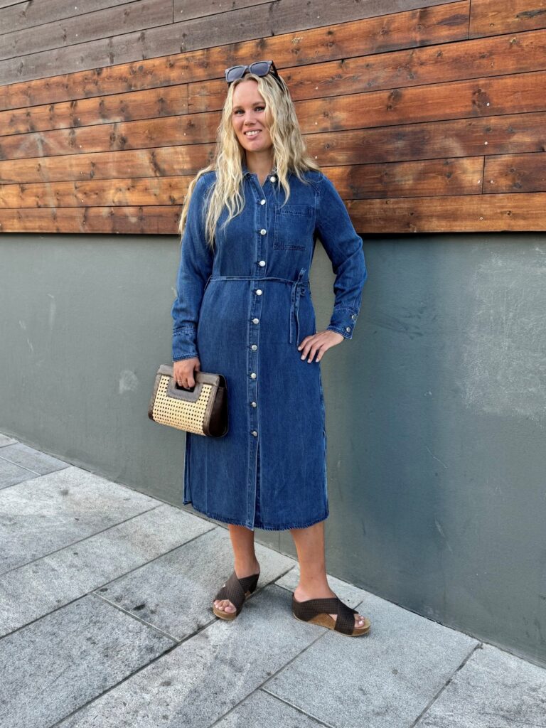 Pzdori Dress Medium blue denim