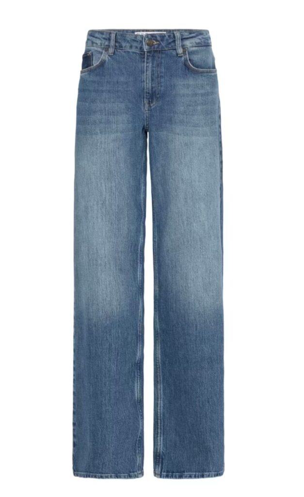 PZVega wide jeans Blå