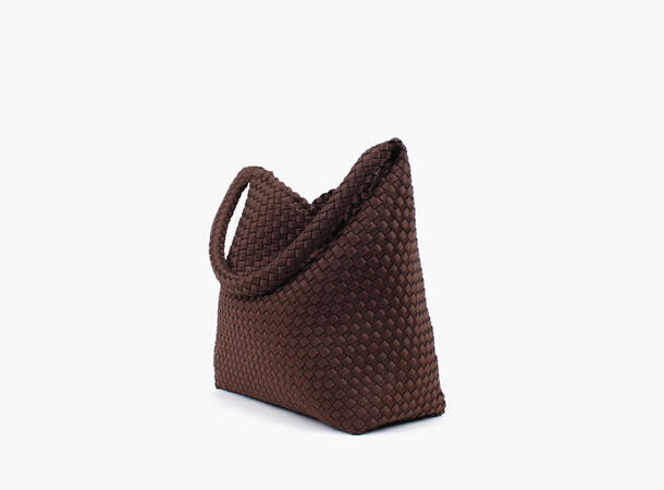 Nohr Annabel neoprene bucket bag large Brun