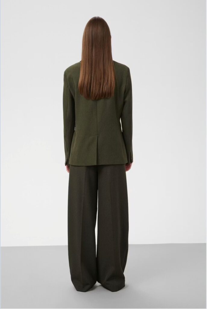 SLLilu Corinne short blazer grønn