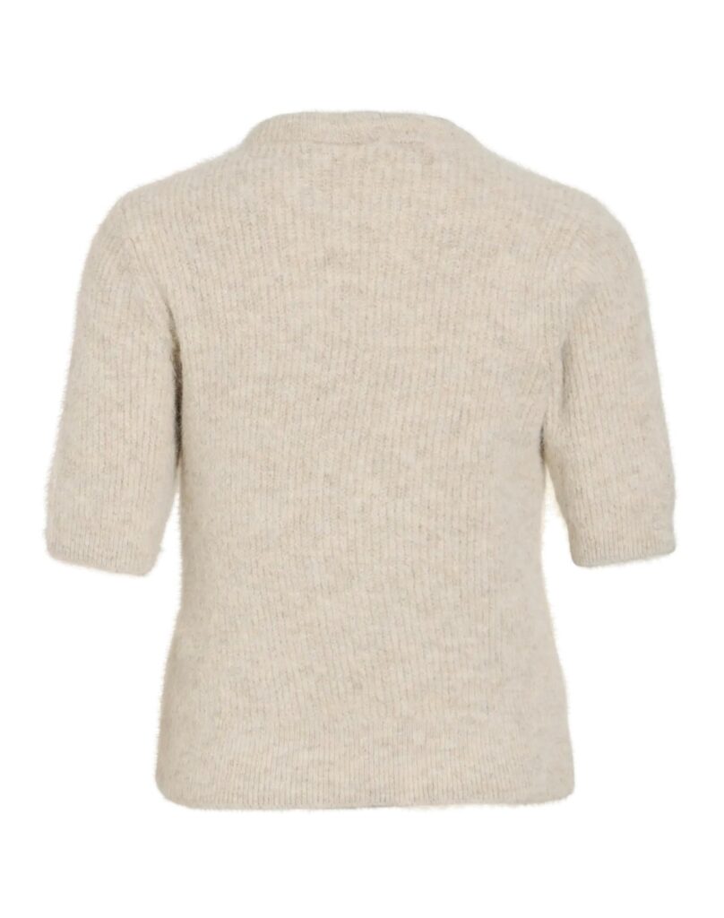 Viitza o-neck 2/4 Bow knit top krem