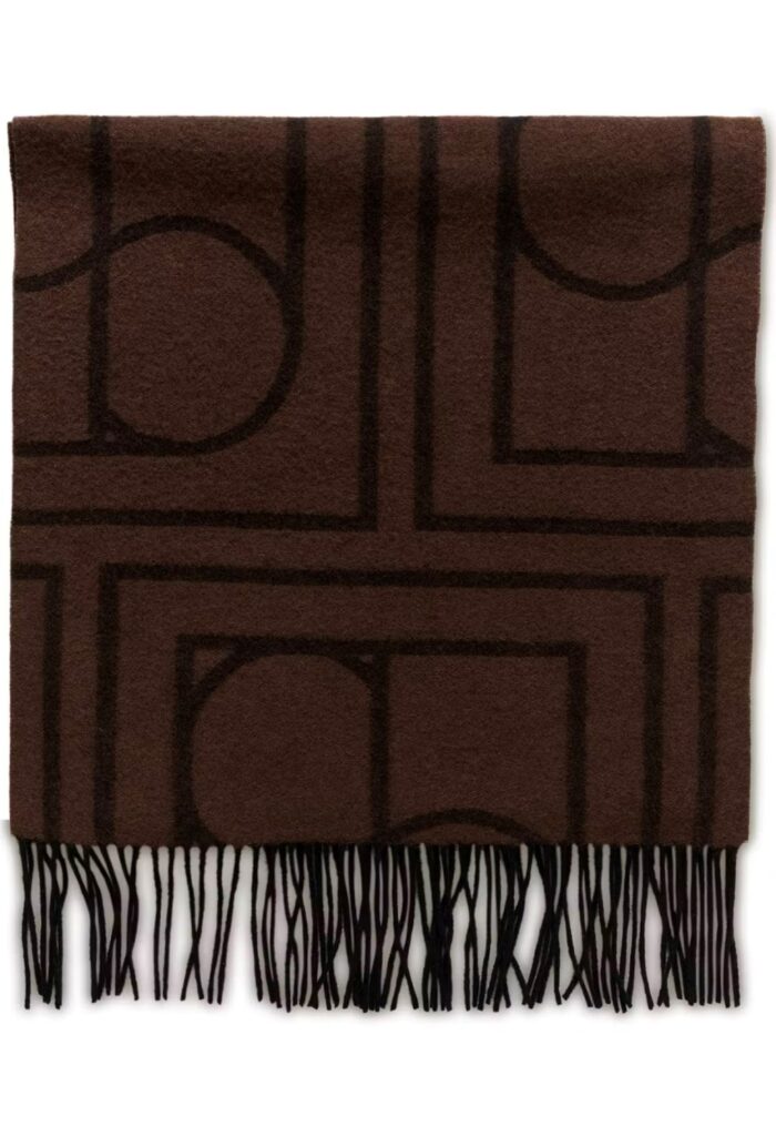 SLPentile scarf potting soil monogram