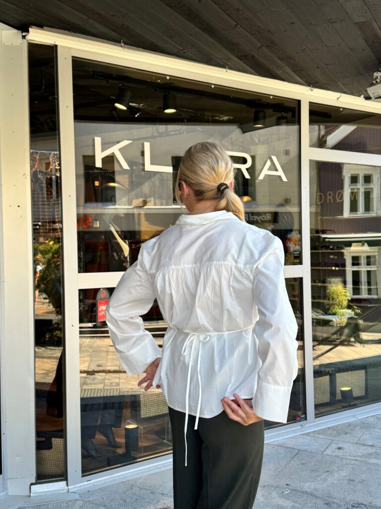 Vionelly Back Detail L/S Shirt Krem