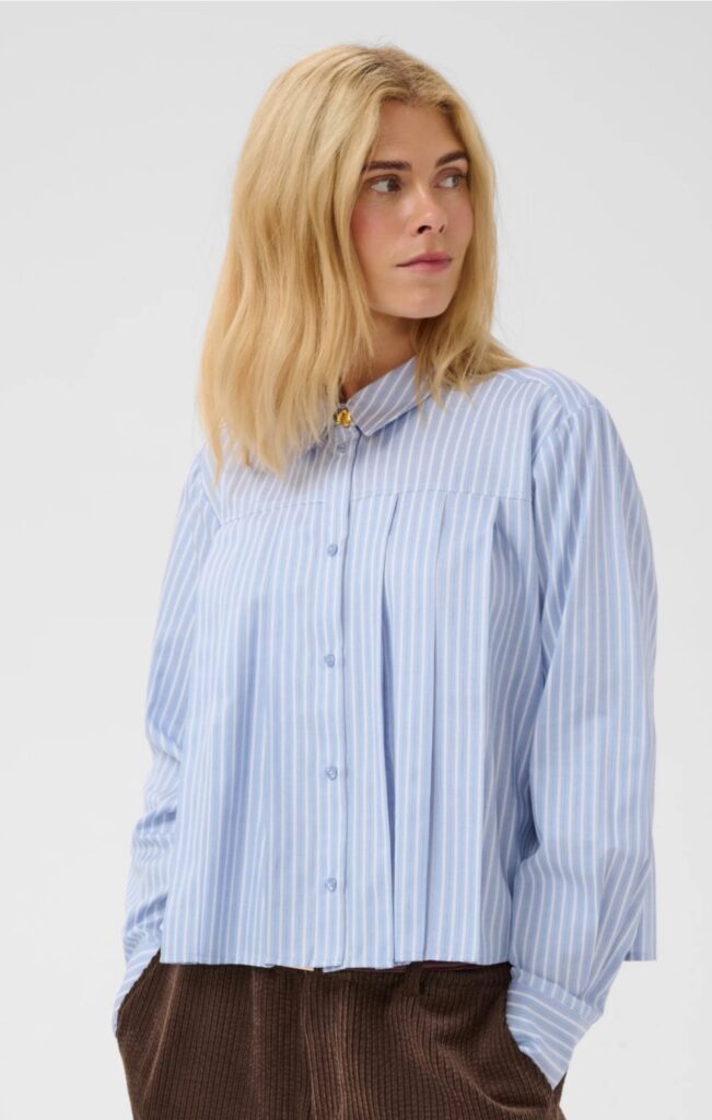 CUmanga shirt blue/white stripe