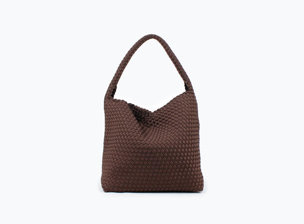 Nohr Annabel neoprene bucket bag large Brun