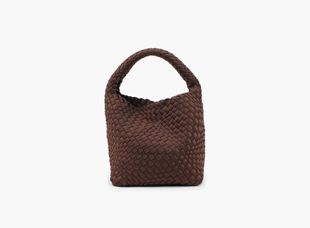 Nohr Annabel neoprene Bucket bag small Brun