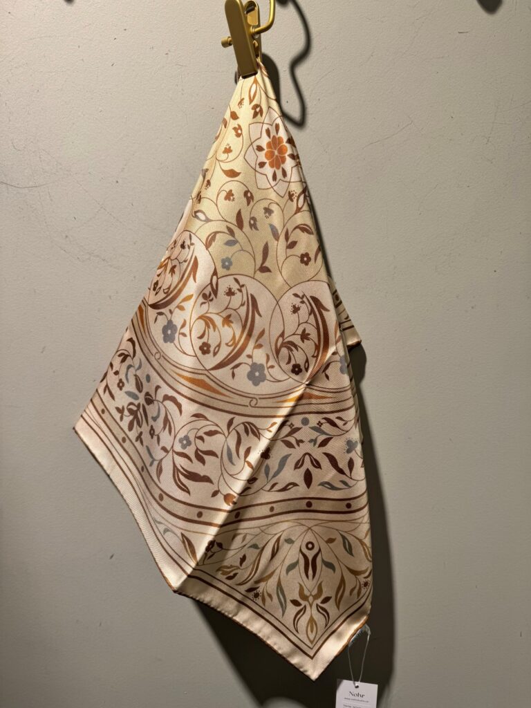 Nohr Lynn silk scarf 65*65 Nude