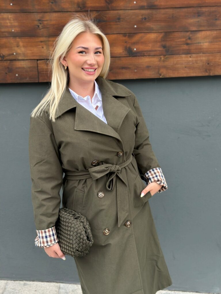 PZDeima Trench coat Military olive
