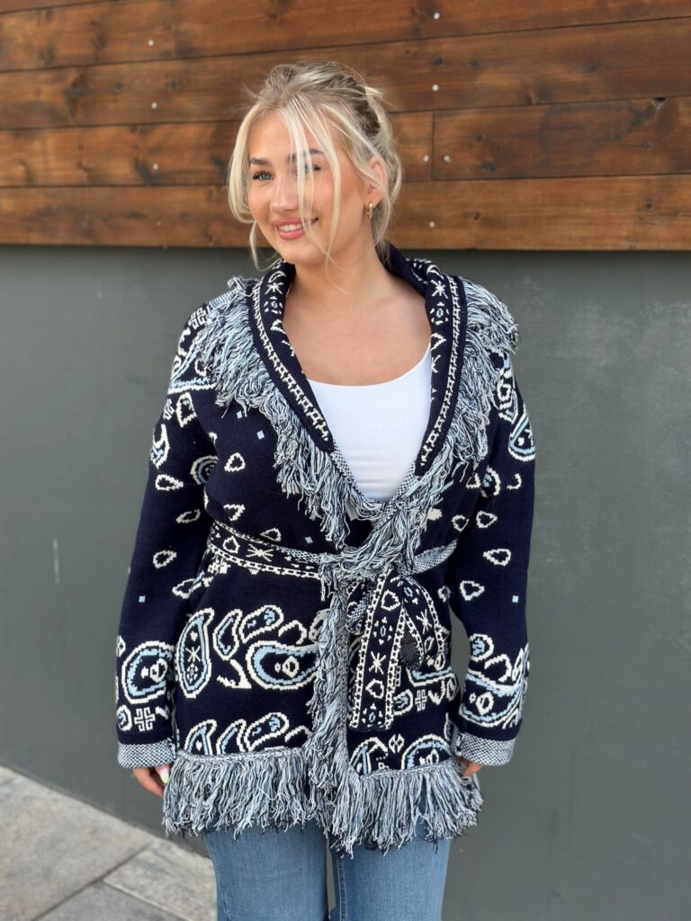 Sally Cardigan Blå