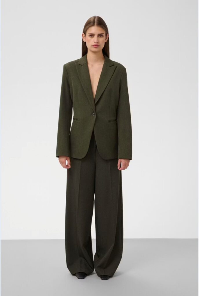 SLLilu Corinne short blazer grønn