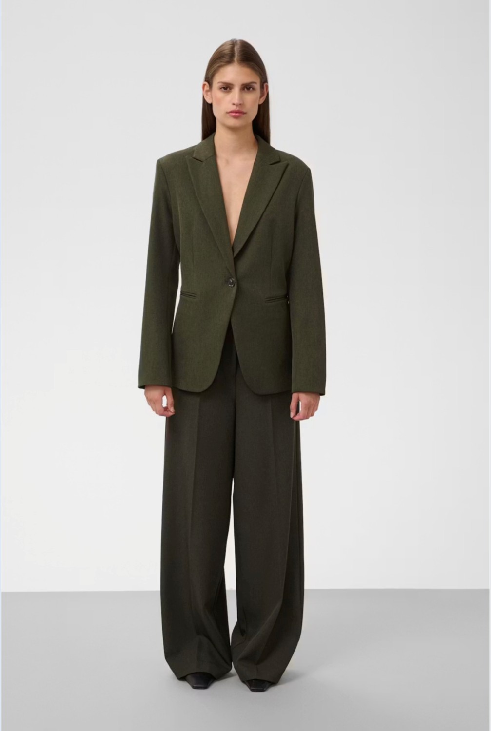 SLLilu Corinne short blazer grønn