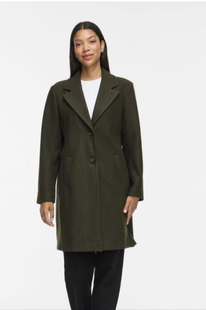Viclaudia button coat-noos