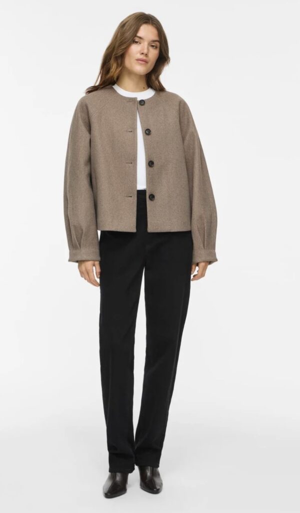 Vilally l/s Jacket natural melange