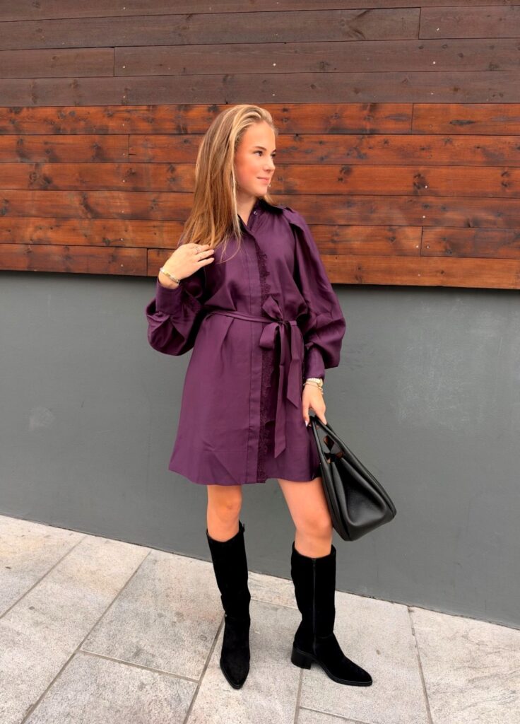 CMMOLLY-dress plum perfect