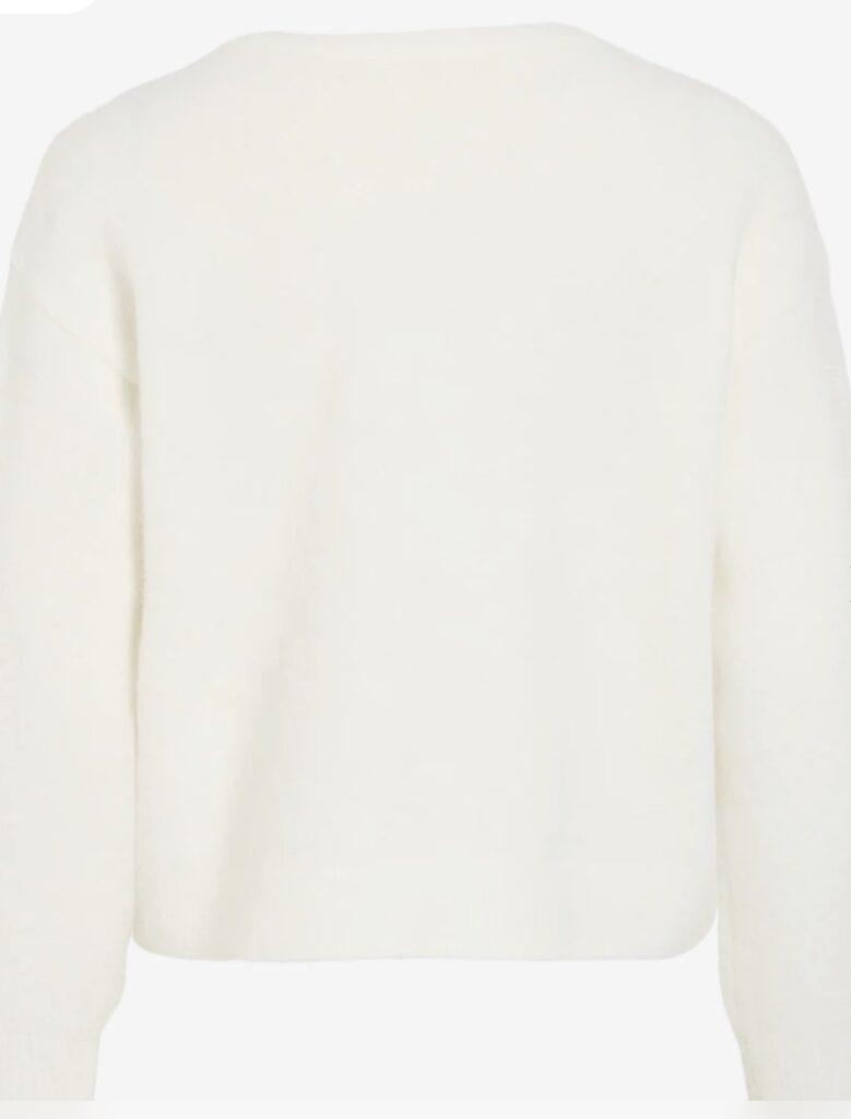 Vicasas Rev V-neck knit Cardigan Hvit