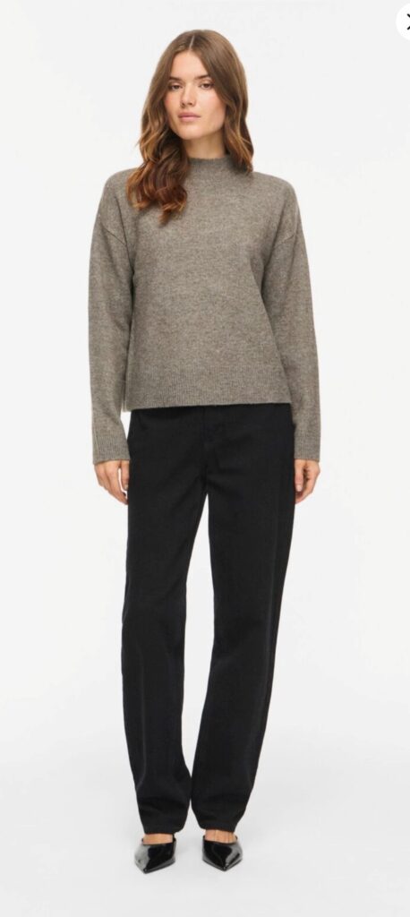Viaylin Highneck L/s Knit top