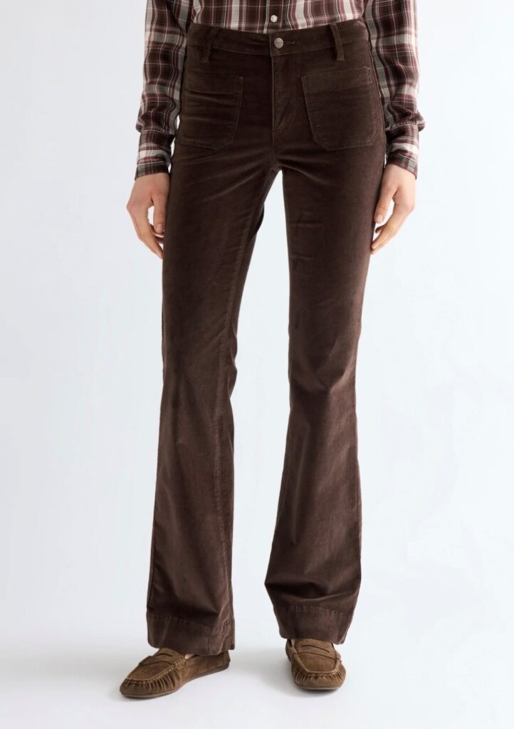Wrangler Flare mid rise Chocolate torte