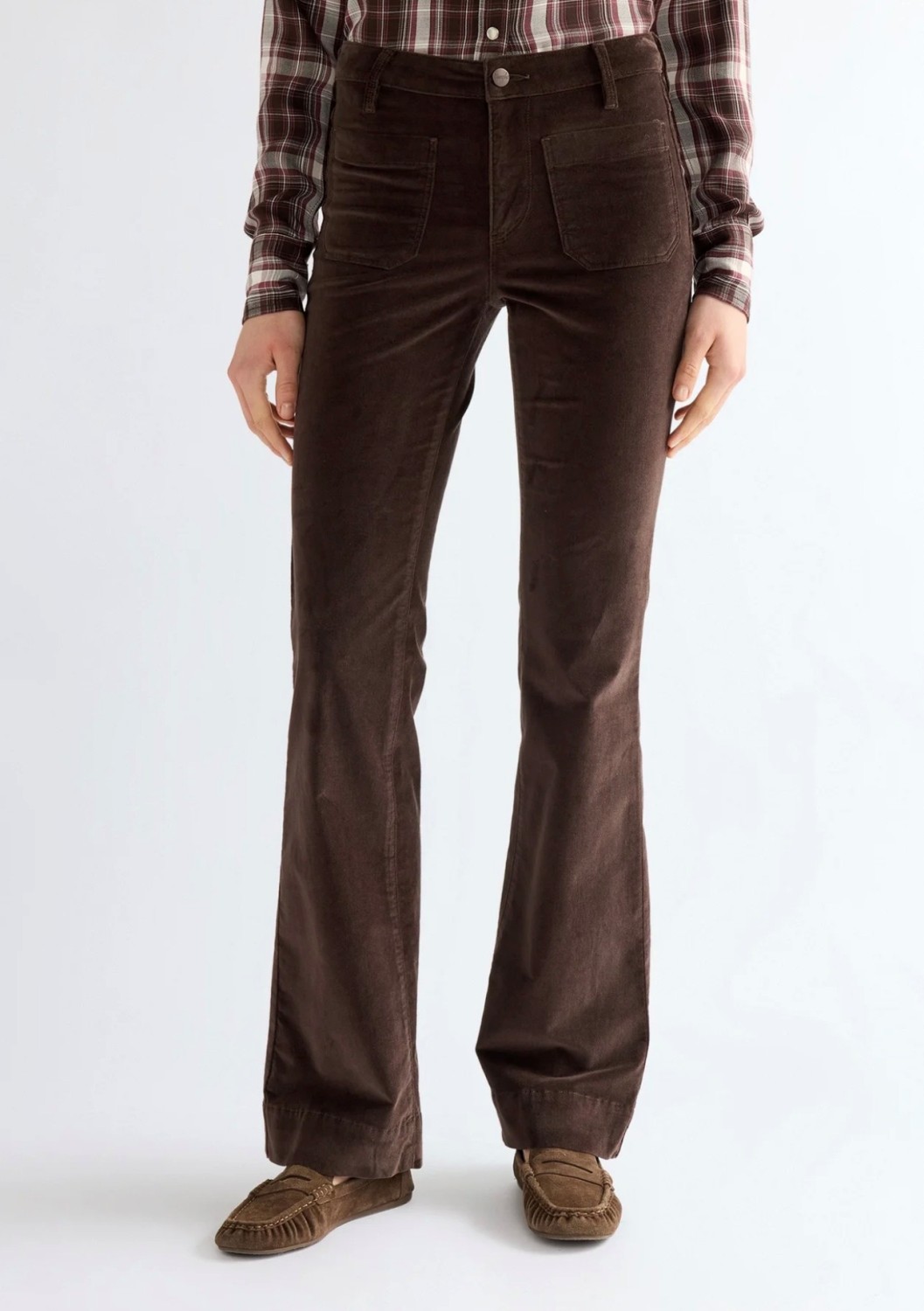 Wrangler Flare mid rise Chocolate torte