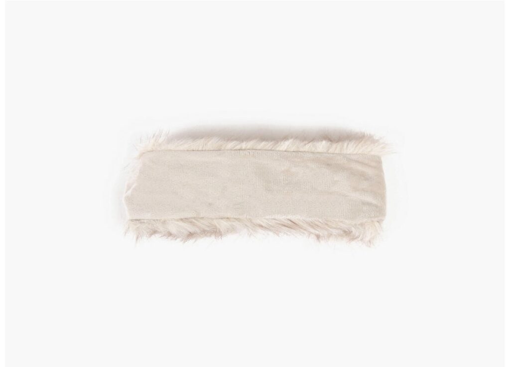 Renee fuskepels pannebånd beige