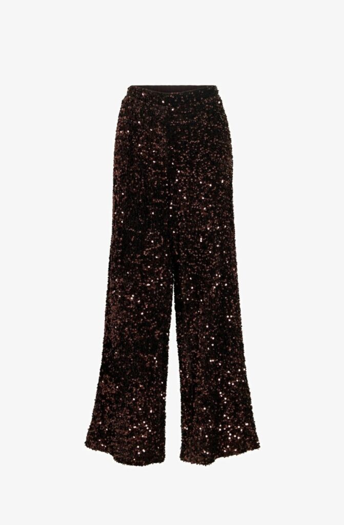 Vifaith hw wide pants/vol coffee bean