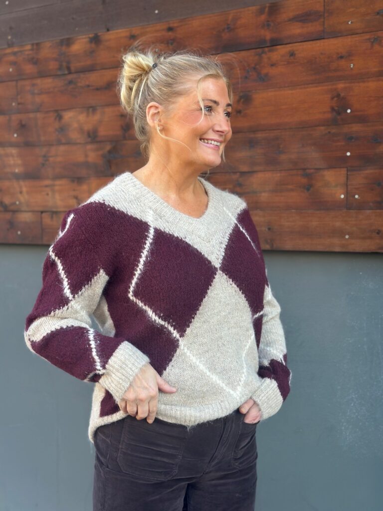 Vitolise Knit top Ruter
