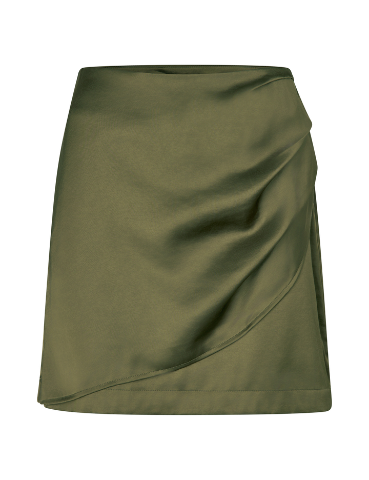 Avolnlea-m quill skirt smoked olive
