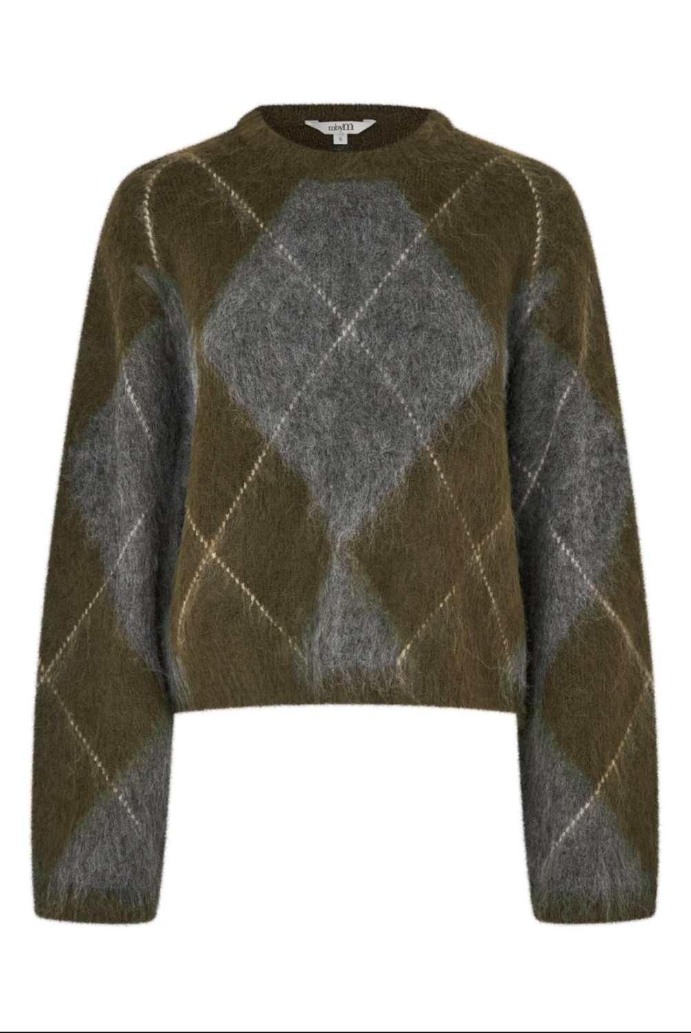 Brush artwork zelie-m knit argyle olive