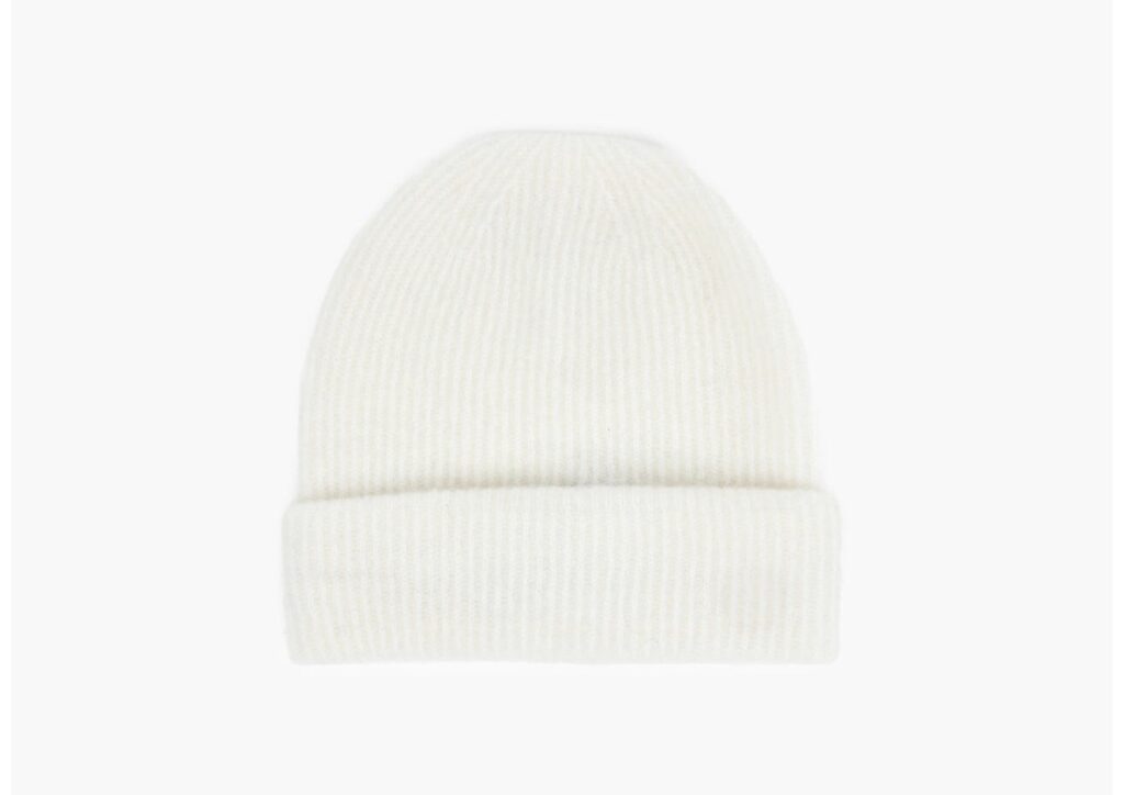 Gabriella wool mohair beanie offwhite