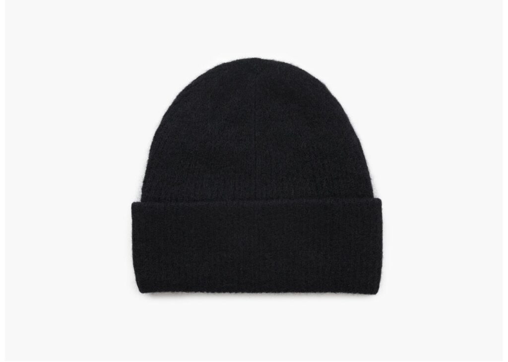 Gabriella wool mohair beanie sort
