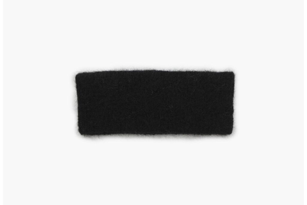Gabriella wool mohair headband sort