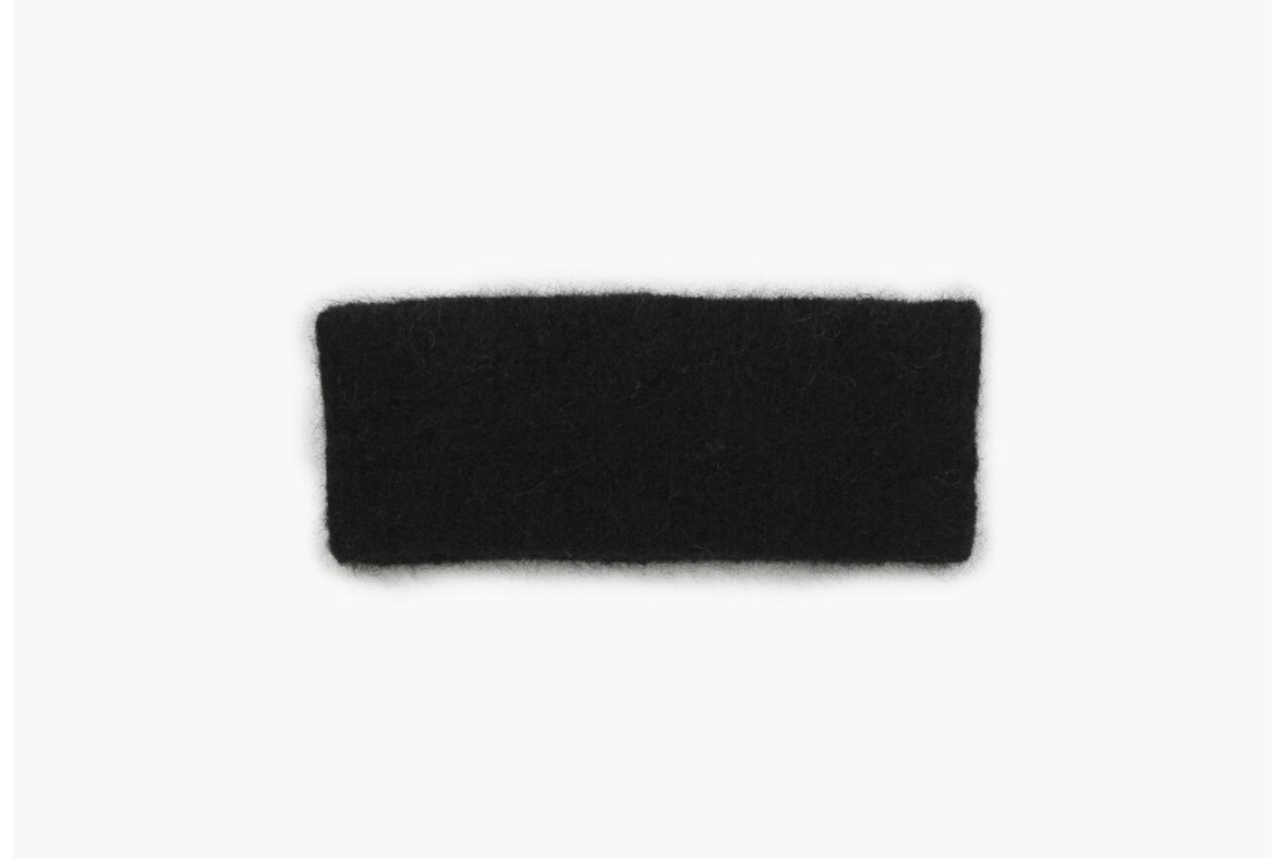 Gabriella wool mohair headband sort