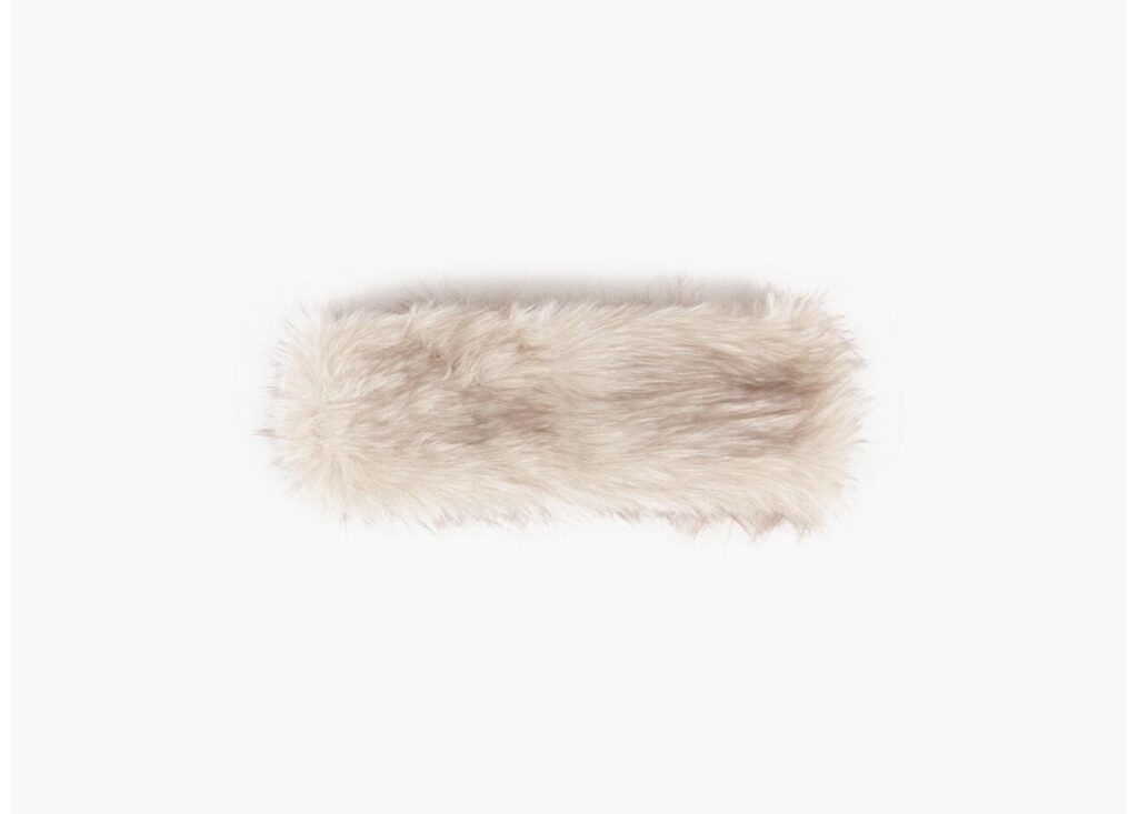 Renee fuskepels pannebånd beige