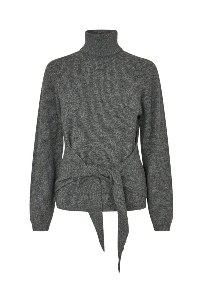 Rione sula-m knit chorcoal melange