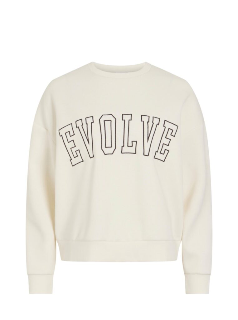 Vireflect Cherie O-Neck Sweat Top Krem