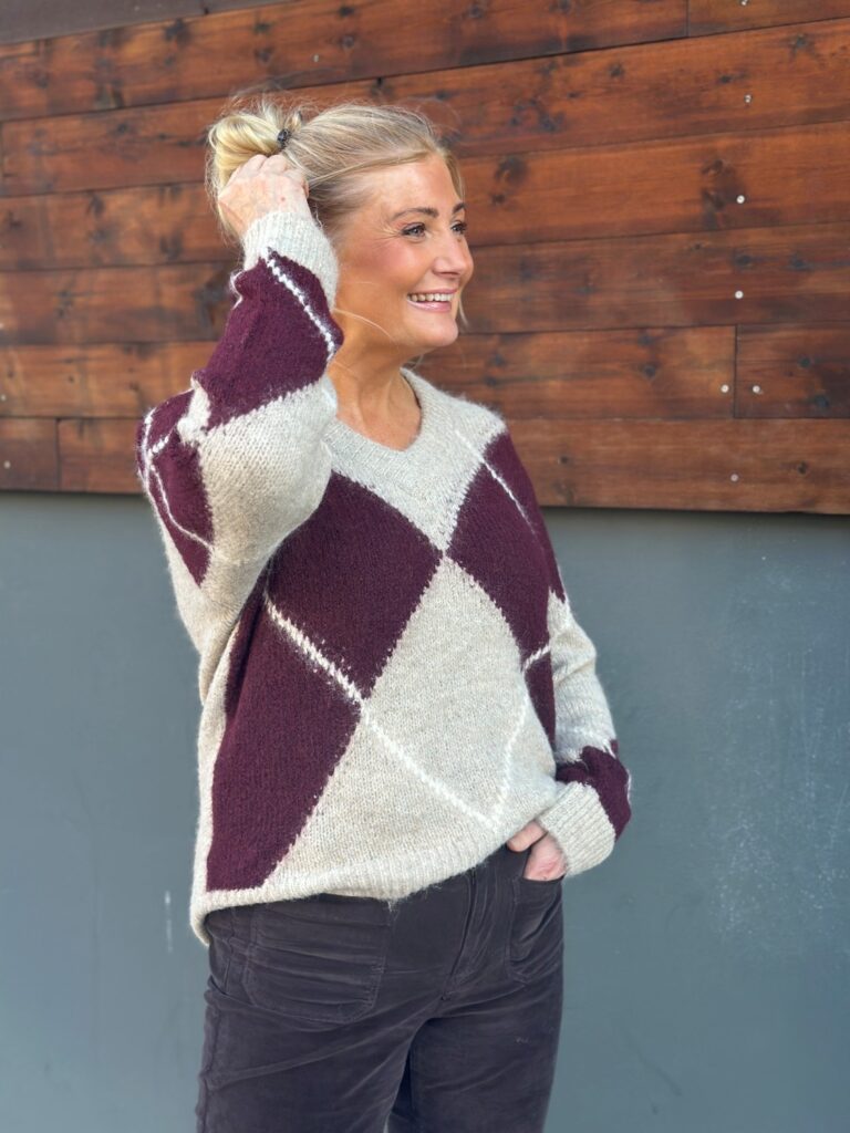 Vitolise Knit top Ruter